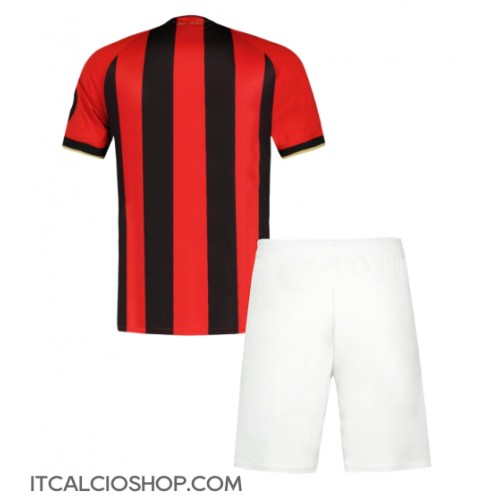 OGC Nice Prima Maglia Bambino 2024-25 Manica Corta (+ Pantaloni corti)